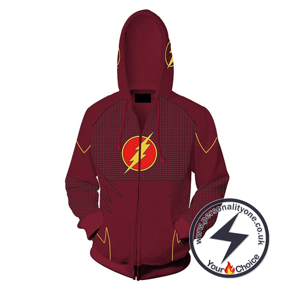 The Flash Hoodie - The Flash Zip Up Hoodie